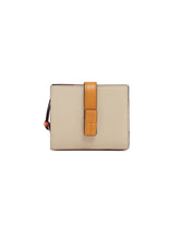 Beige Bifold Wallet with Zip | PDP | Antonia