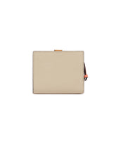 Beige Bifold Wallet with Zip | PDP | Antonia