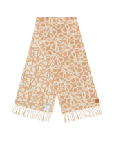 Beige Anagram Scarf | PDP | Antonia