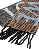 Multicolor Alpaca And Wool Logo Scarf | PDP | Antonia