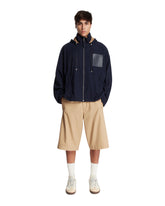 Blue Cotton Hoodie Jacket | PDP | Antonia