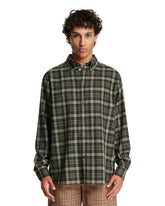 Green Wool-Blend Shirt | PDP | Antonia