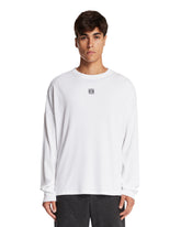 White Long Sleeve T-Shirt Anagram | PDP | Antonia