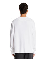 White Long Sleeve T-Shirt Anagram | PDP | Antonia