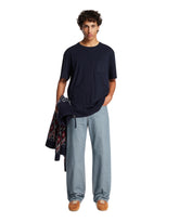 T-Shirt Con Logo Anagram Blu | PDP | Antonia