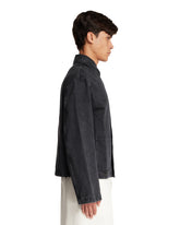 Black Anagram Jacket | PDP | Antonia