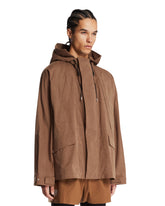 LOEWE x On Giacca Con Cappuccio Marrone | PDP | Antonia