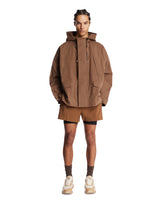 LOEWE x On Brown Technical Hooded Jacket | PDP | Antonia
