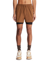 LOEWE x On Brown Running Shorts | PDP | Antonia
