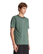 LOEWE x On Green Striped T-Shirt | PDP | Antonia