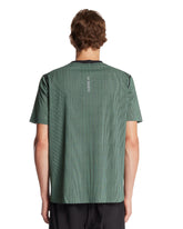 LOEWE x On Green Striped T-Shirt | PDP | Antonia