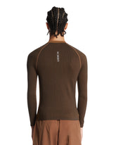 LOEWE x On Brown Stretch T-Shirt | PDP | Antonia