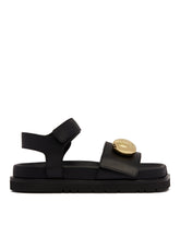 Black Pebble Fussbett Sandals | LOEWE | All | Antonia