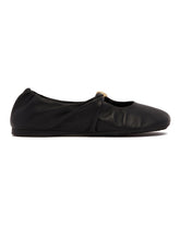 Black Pebble Soft Ballet Flats | PDP | Antonia