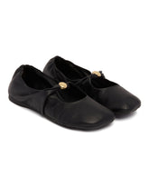 Black Pebble Soft Ballet Flats | PDP | Antonia