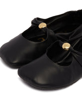 Black Pebble Soft Ballet Flats | PDP | Antonia