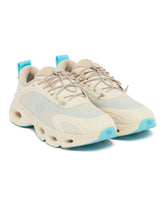 LOEWE x On Beige and Light Blue Cloudsolo Sneakers | PDP | Antonia