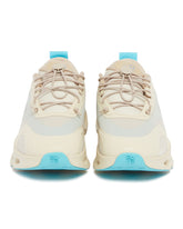 LOEWE x On Beige and Light Blue Cloudsolo Sneakers | PDP | Antonia