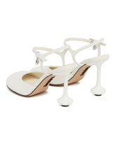 White Toy Strap Pumps | PDP | Antonia