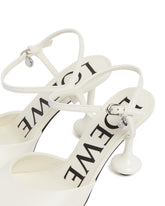 White Toy Strap Pumps | PDP | Antonia