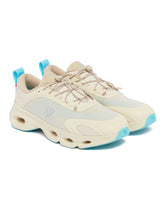 LOEWE x On Beige and Light Blue Cloudsolo Sneakers | PDP | Antonia