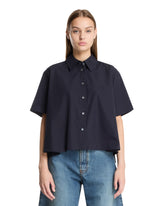 Blue Trapeze Shirt | PDP | Antonia