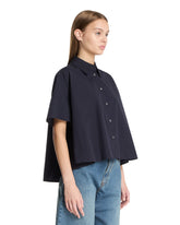 Blue Trapeze Shirt | PDP | Antonia