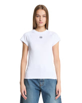 White Anagram Cotton T-Shirt | PDP | Antonia