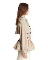 Beige Cotton Jacket | PDP | Antonia