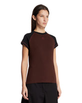 T-Shirt In Cotone Anagram Marrone | PDP | Antonia