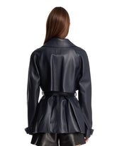 Giacca In Pelle Blu | PDP | Antonia