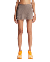 LOEWE x On Brown Sporty Mini Skirt | PDP | Antonia