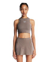 LOEWE x On Brown Striped Sports Top | PDP | Antonia