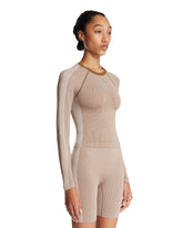 LOEWE x On Beige Stretch T-Shirt | PDP | Antonia