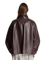 Purple Leather Bomber | PDP | Antonia