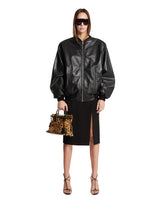 Bomber Relaxed In Pelle Nera | PDP | Antonia