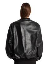 Bomber Relaxed In Pelle Nera | PDP | Antonia