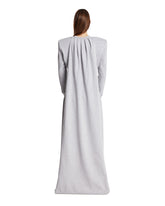 Gray Sweatshirt with Integrated Scarf | PDP | Antonia