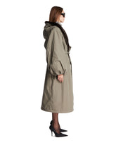 Gray Coat with Faux Fur | PDP | Antonia