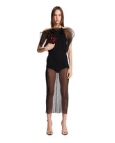 Black Organza Long Dress | PDP | Antonia