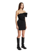 Black Sculptural Mini Dress | PDP | Antonia