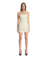 White Draped Polka Dot Dress | PDP | Antonia