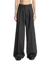 Gray Wide-Leg Trousers | PDP | Antonia