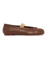 Brown Tabi Flats | PDP | Antonia