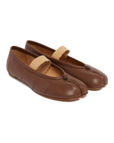 Brown Tabi Flats | PDP | Antonia