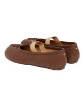 Brown Tabi Flats | PDP | Antonia