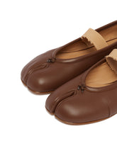 Brown Tabi Flats | PDP | Antonia