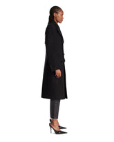 Black Double-Breasted Coat | PDP | Antonia