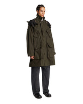 Parka Multitasche In Cotone Verde | PDP | Antonia