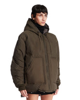 Green Hooded Padded Jacket | PDP | Antonia